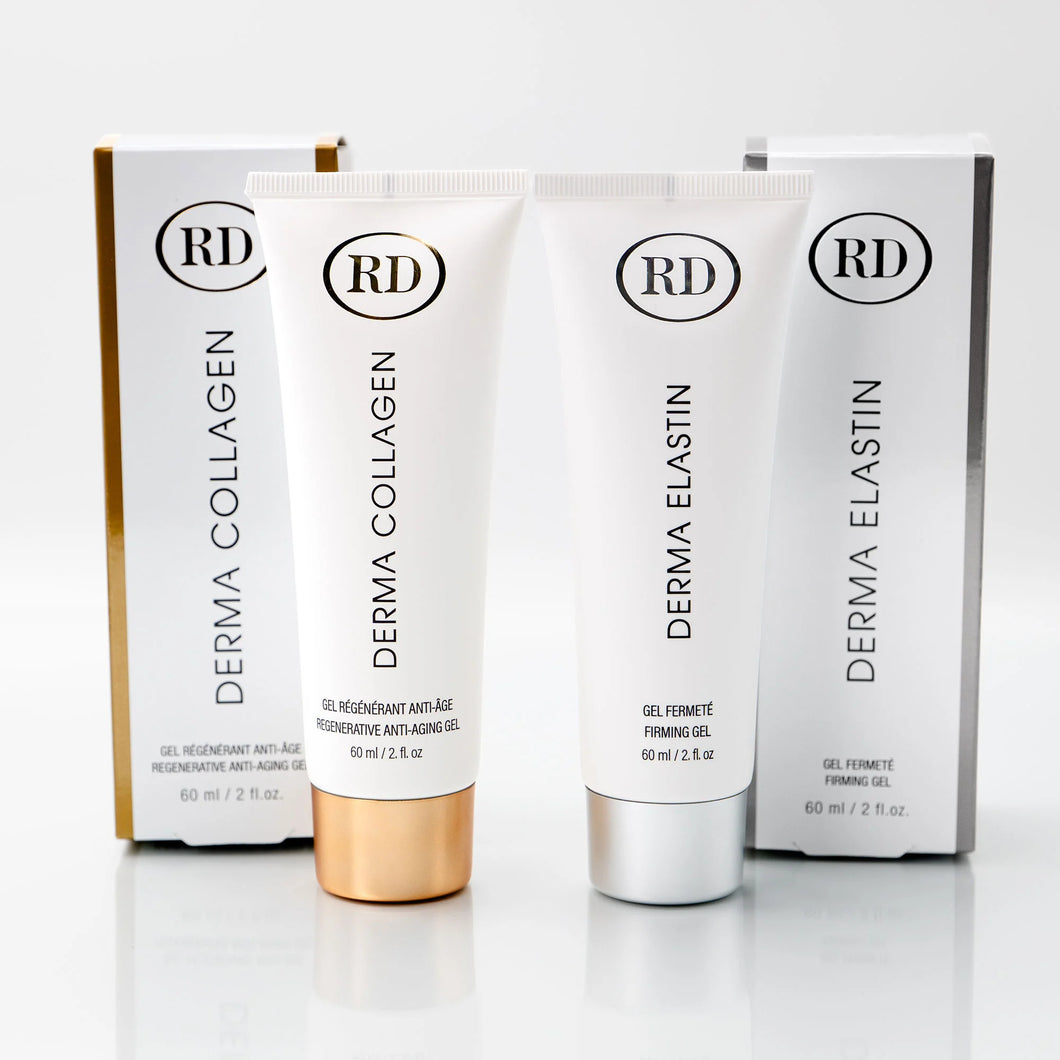 Duo Gel Régénérant Anti-Âge DERMA COLLAGEN et Gel Fermeté DERMA ELASTIN